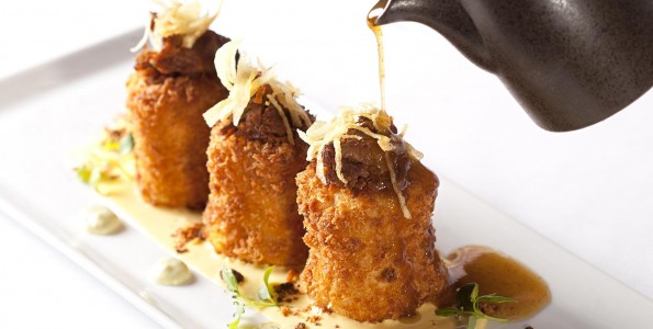 Patatas rellenas de ternera